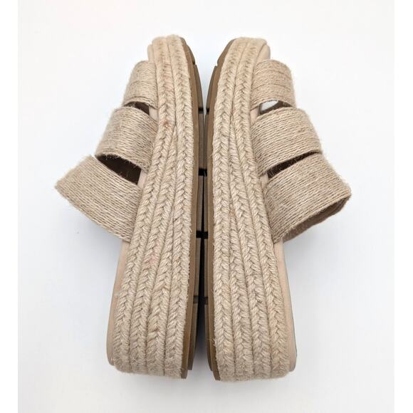 Eileen Fisher Mayla Jute Wedge Espadrille Sandal Women's Natural Size US6.5 EU37 - Picture 9 of 11